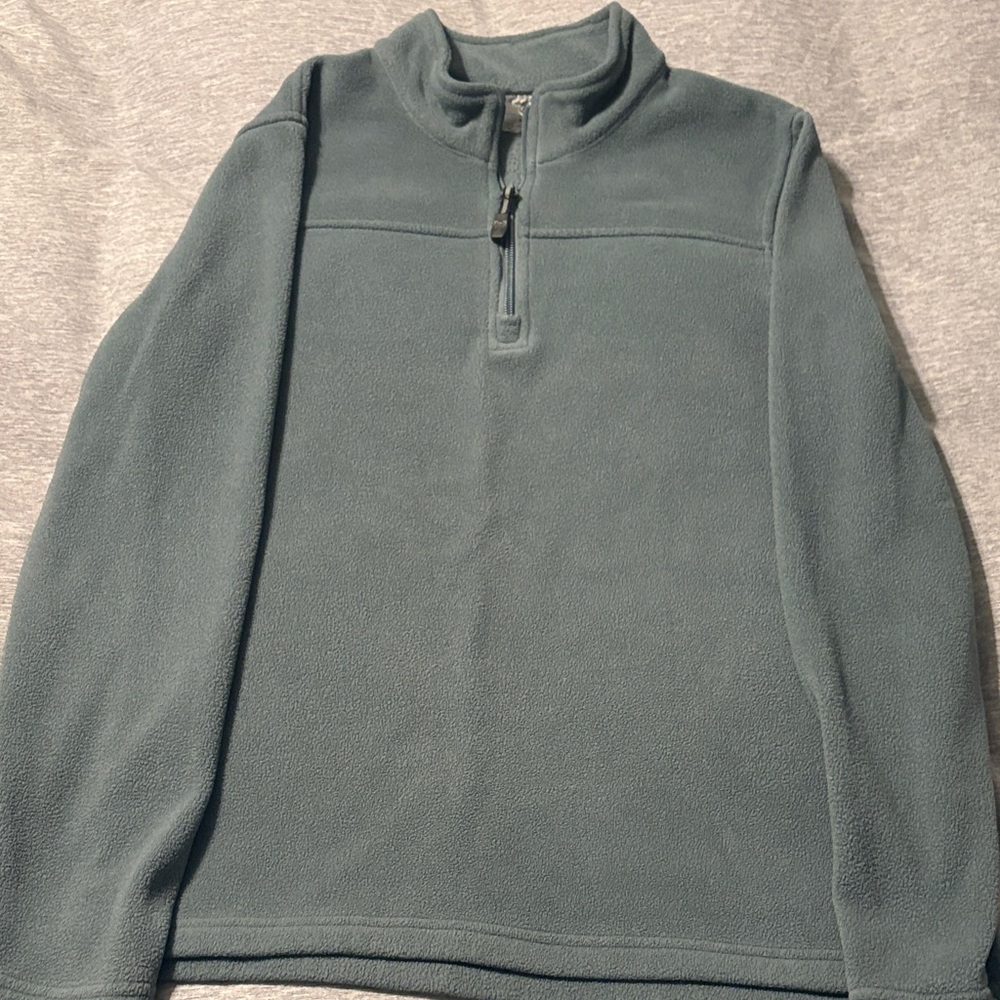 Women’s Roper 1/4 Zip Fleece Sweater - gray/green